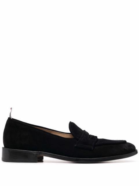 Varsity penny-strap loafers by THOM BROWNE