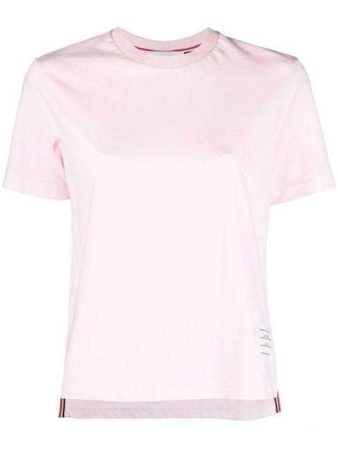 anchor-print T-shirt by THOM BROWNE