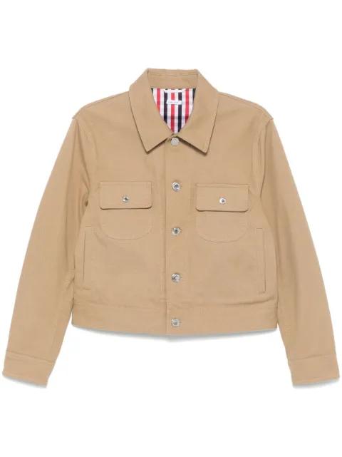backstrap jacket by THOM BROWNE