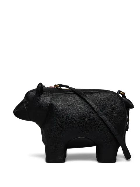 bear-motif shoulder bag by THOM BROWNE