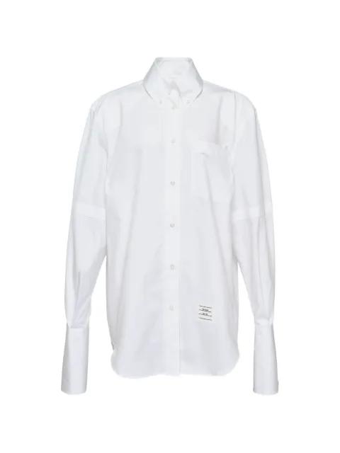 button-down armbands shirt dress by THOM BROWNE