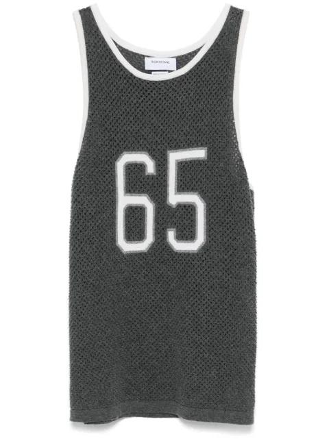 cashmere basketball jersey by THOM BROWNE