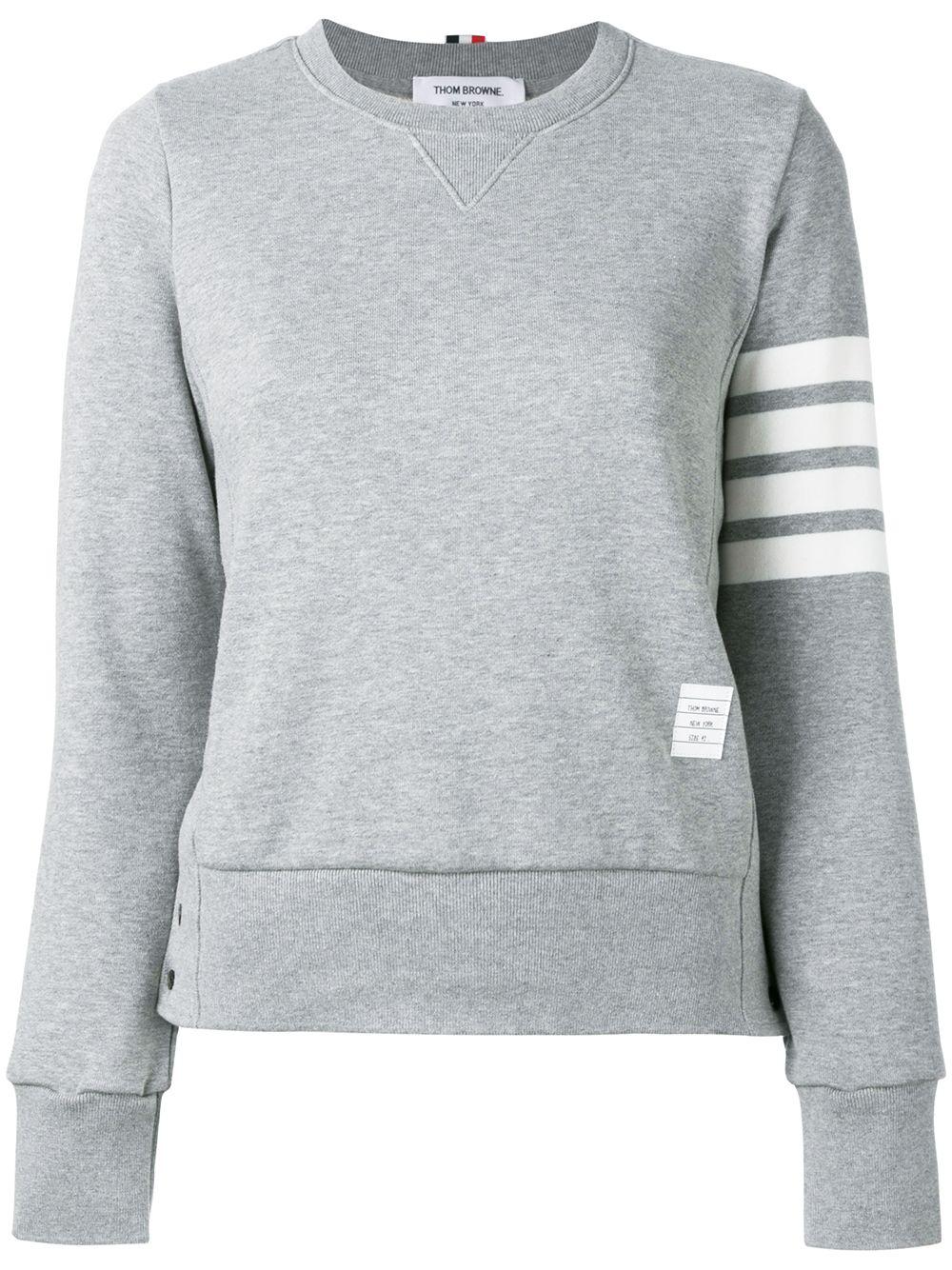 classic loopback 4-bar sweatshirt by THOM BROWNE