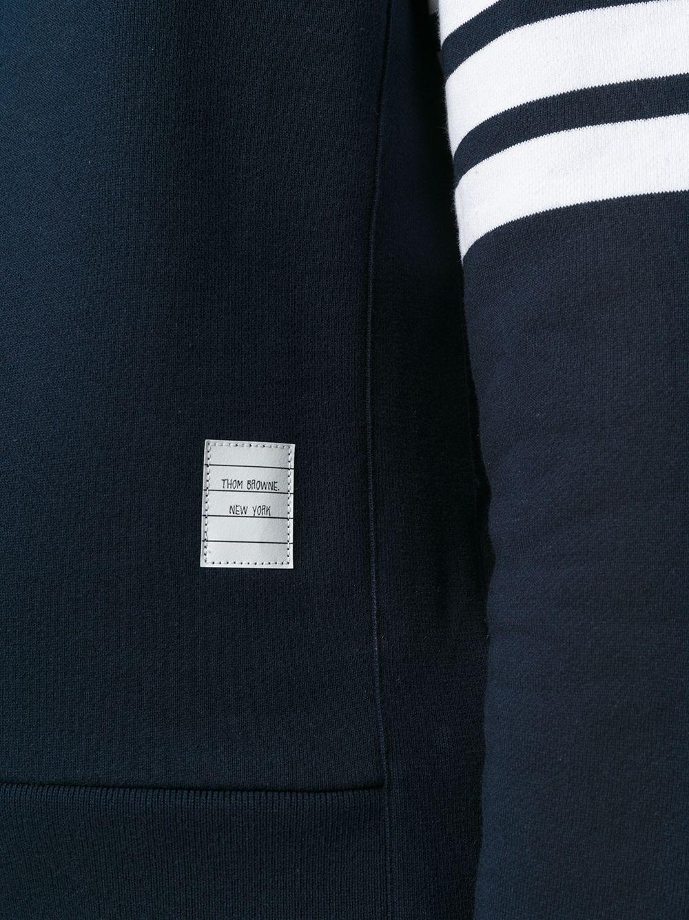 classic loopback 4-bar sweatshirt by THOM BROWNE