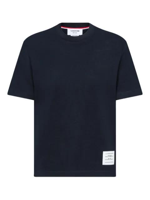 classic pique 4-Bar tee by THOM BROWNE