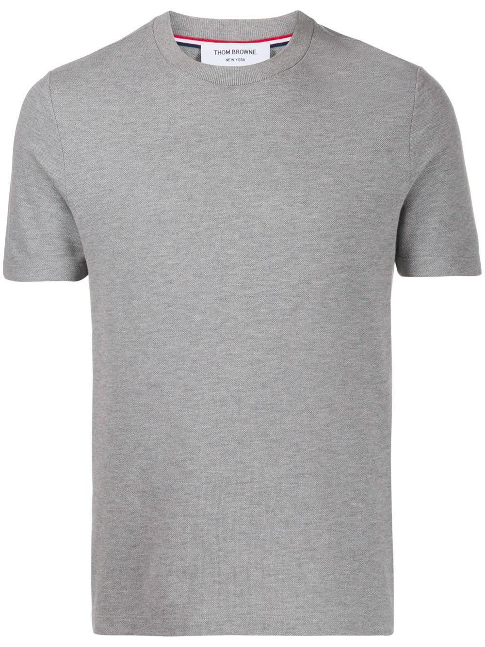 classic pique 4-Bar tee by THOM BROWNE