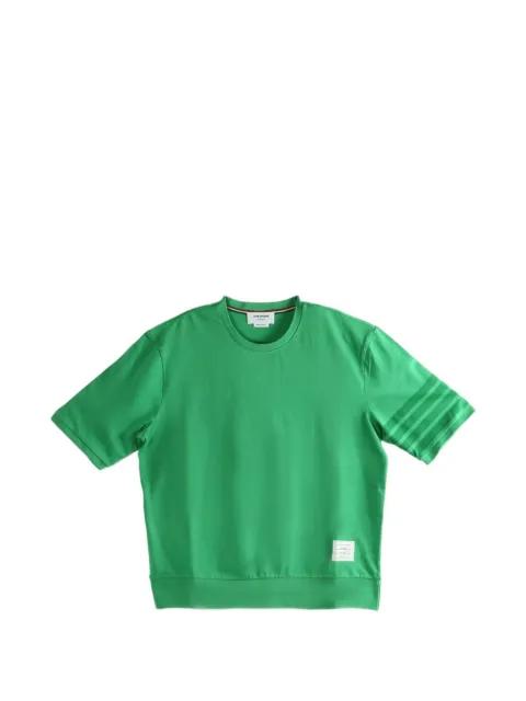 cotton jersey 4-Bar tee by THOM BROWNE