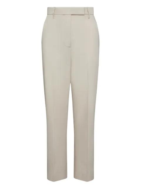 cotton tailored trousers by THOM BROWNE