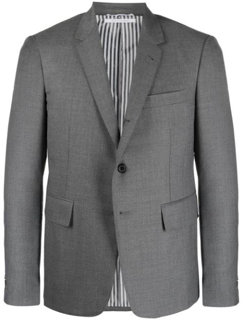 crop-sleeve blazer by THOM BROWNE