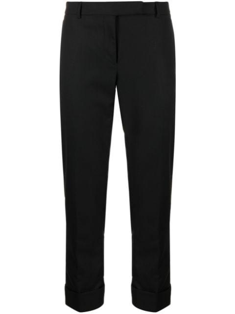 cropped tailored trousers by THOM BROWNE