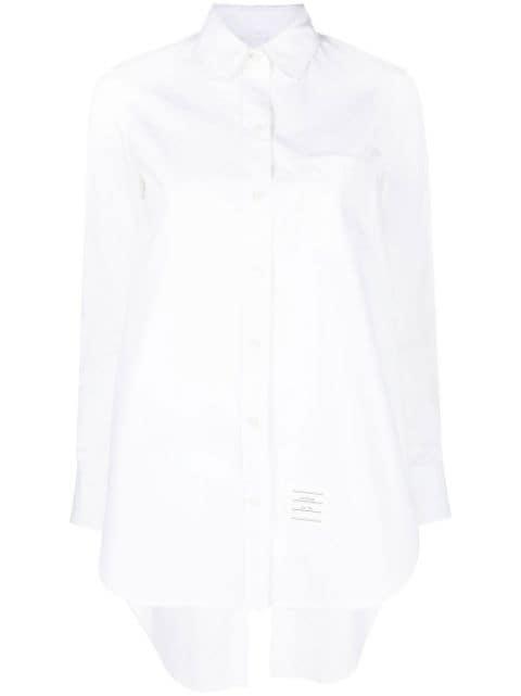 cross-strap belted waist shirt by THOM BROWNE