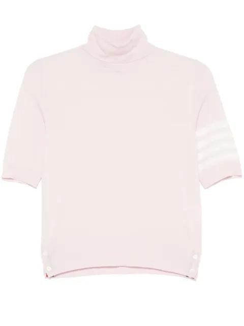 fine merino wool 4-Bar turtleneck by THOM BROWNE