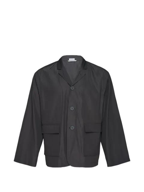 flap-pocket packable jacket by THOM BROWNE