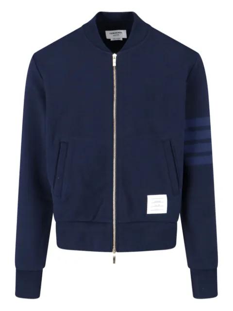 four-stripe bomber jacket by THOM BROWNE