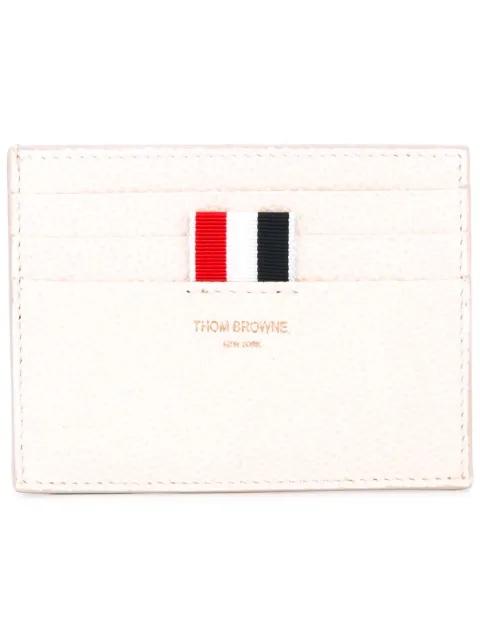 grained cardholder by THOM BROWNE