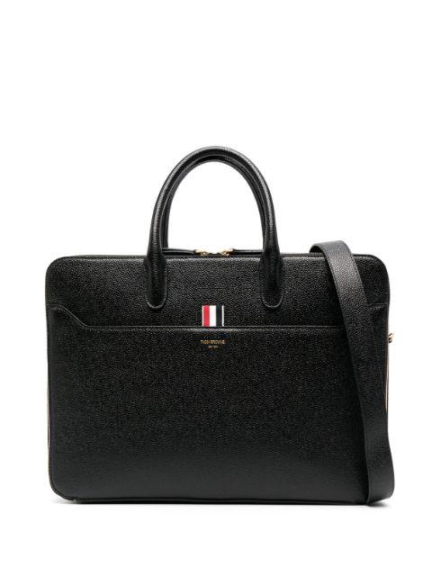 grosgrain-loop tote bag by THOM BROWNE