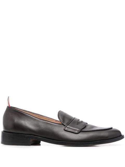 grosgrain-loop trim loafers by THOM BROWNE