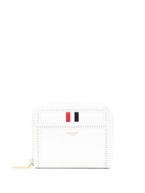 grosgrain-tab leather wallet by THOM BROWNE