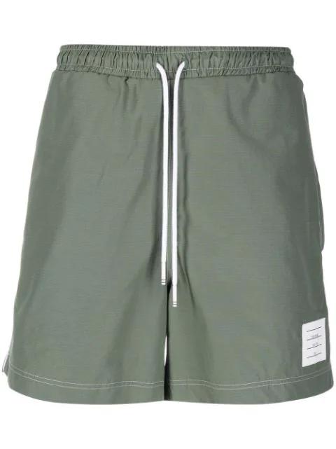 grosgrain-tab track shorts by THOM BROWNE