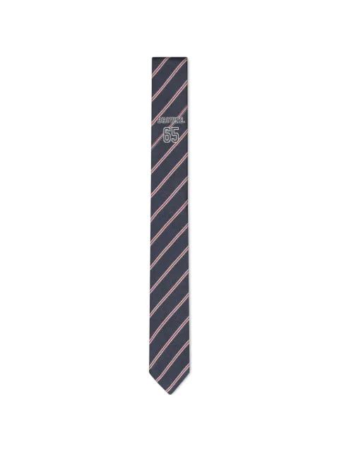jacquard-stripe Browne 65 tie by THOM BROWNE