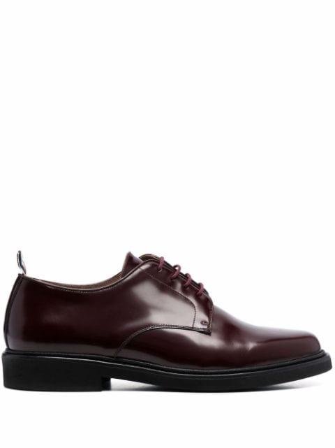 leather Derby shoes by THOM BROWNE