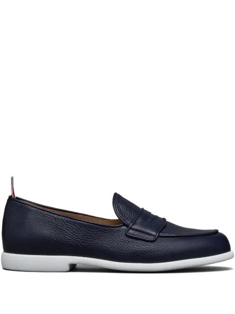 leather loafers by THOM BROWNE