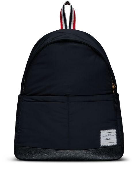 logo-appliqué backpack by THOM BROWNE