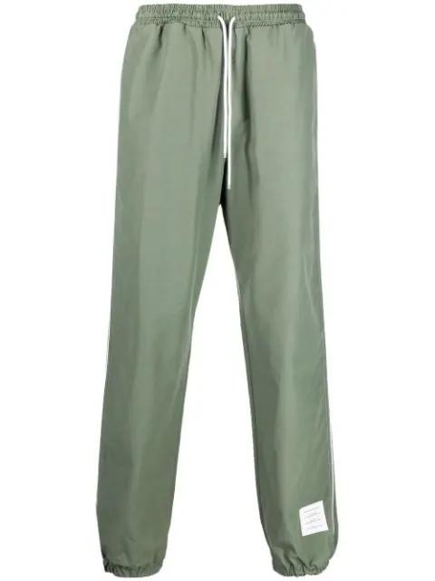 logo-patch track pants by THOM BROWNE