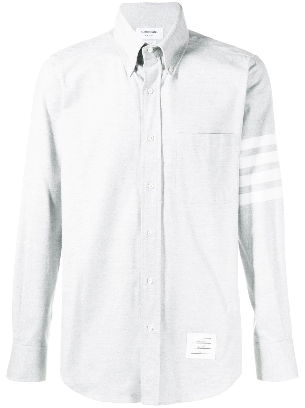 long-sleeve chambray shirt by THOM BROWNE
