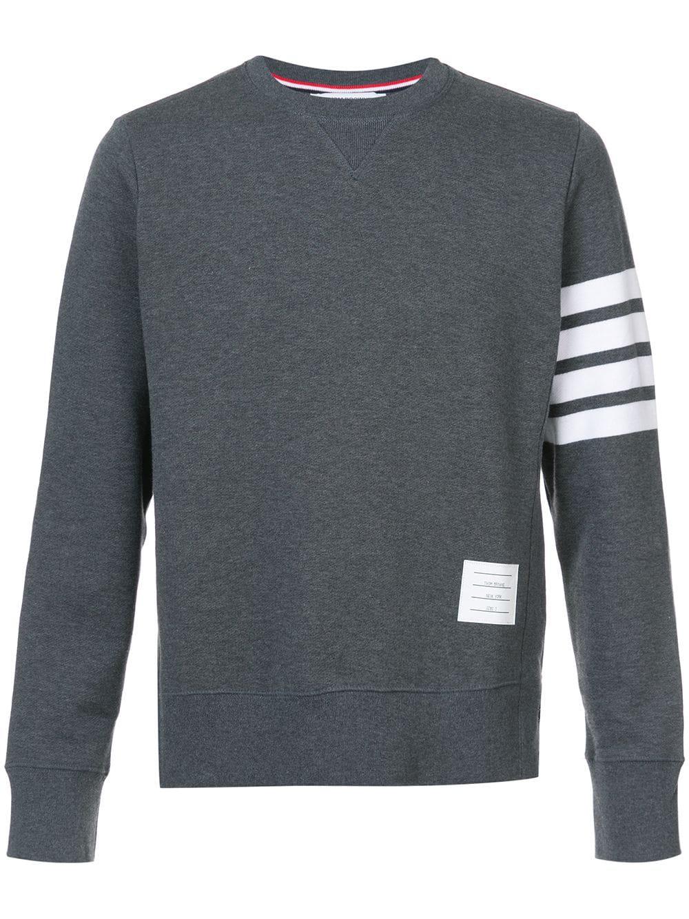 loopback 4-Bar sweatshirt by THOM BROWNE