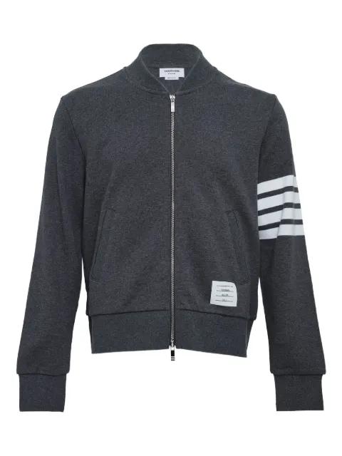 loopback 4-bar bomber jacket by THOM BROWNE