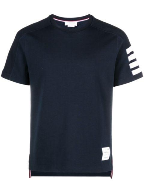 milano cotton 4-Bar tee by THOM BROWNE