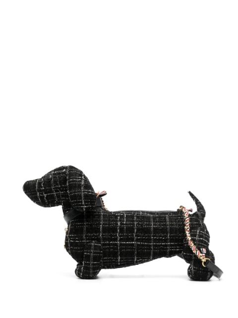 mini Hector tweed bag by THOM BROWNE