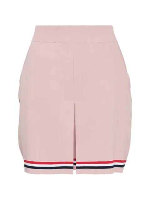 needle pleated skirt by THOM BROWNE