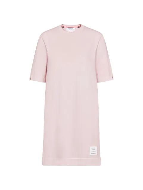 overdyed 4-Bar jersey tee shirt dress by THOM BROWNE