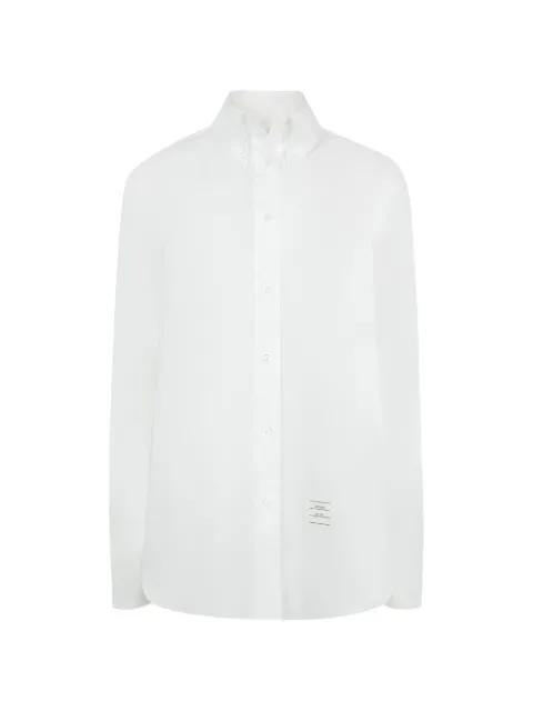 oversized poplin shirt by THOM BROWNE