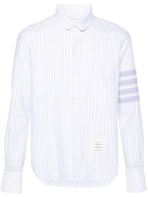 oxford 4-Bar shadow pinstripe shirt by THOM BROWNE