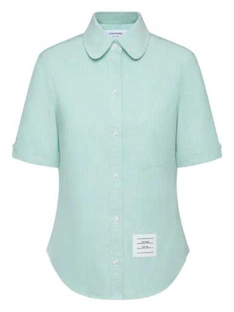 oxford round-collar shirt by THOM BROWNE