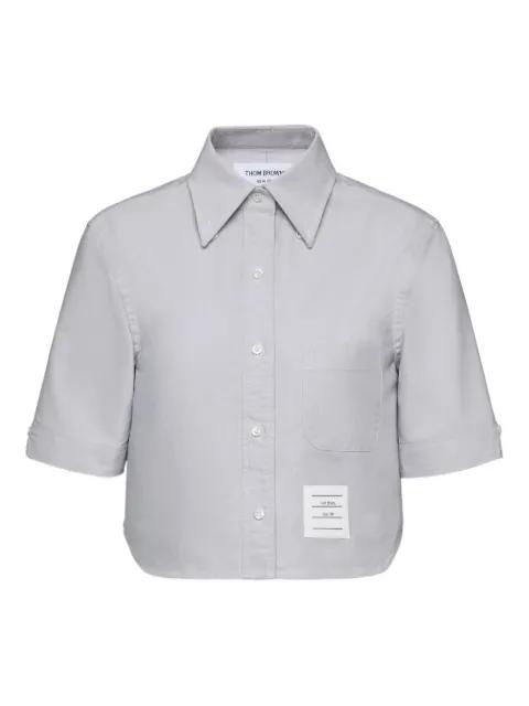oxford short-sleeve shirt by THOM BROWNE