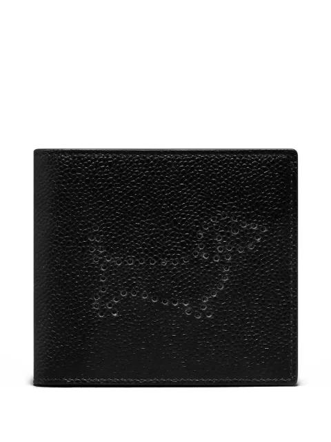 pebble grain Hector bifold wallet by THOM BROWNE