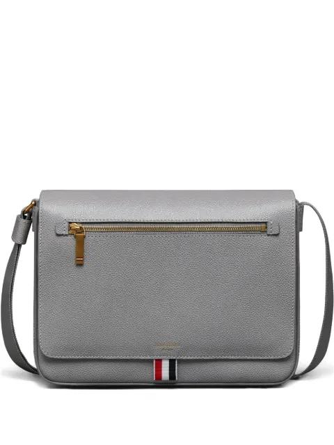 pebble grain Reporter bag by THOM BROWNE