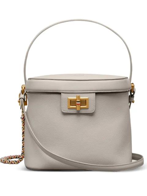 pebble grain box bag by THOM BROWNE