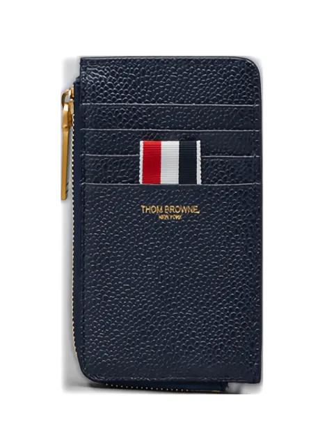 pebble-grain coin card holder by THOM BROWNE