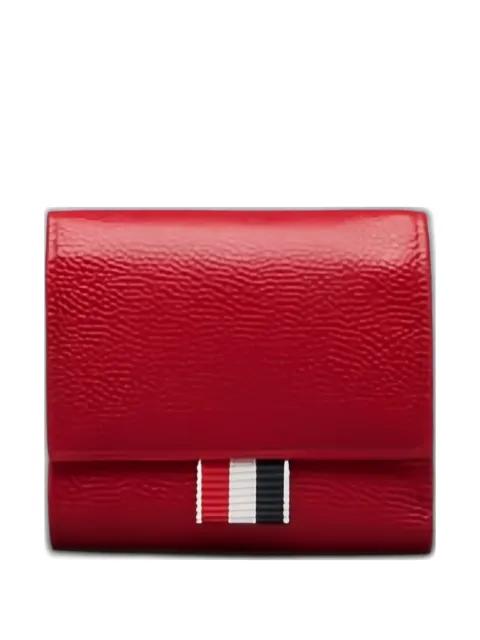 pebble-grain coin compartment small purse by THOM BROWNE