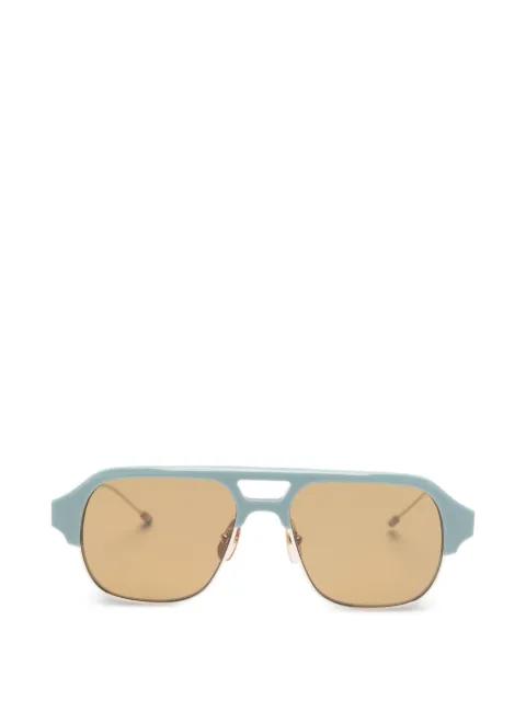 pilot-frame sunglasses by THOM BROWNE