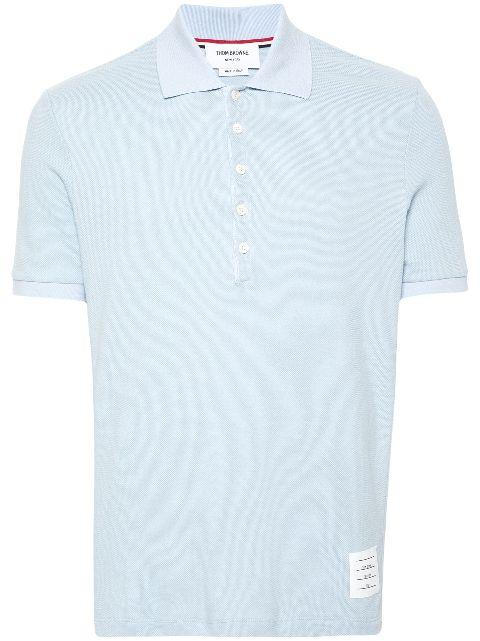 pique 4-Bar polo shirt by THOM BROWNE
