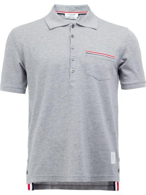 pique pocket polo by THOM BROWNE