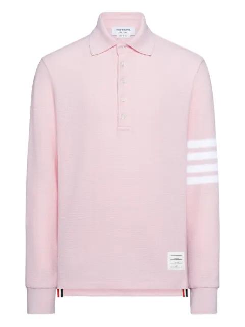 pique polo shirt by THOM BROWNE