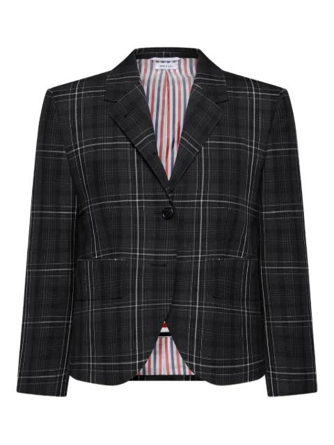 plaid blazer by THOM BROWNE