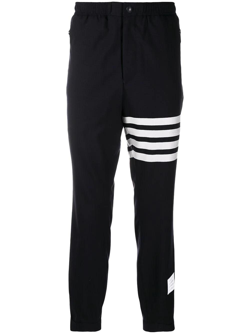 plain weave 4-Bar seawtpants by THOM BROWNE